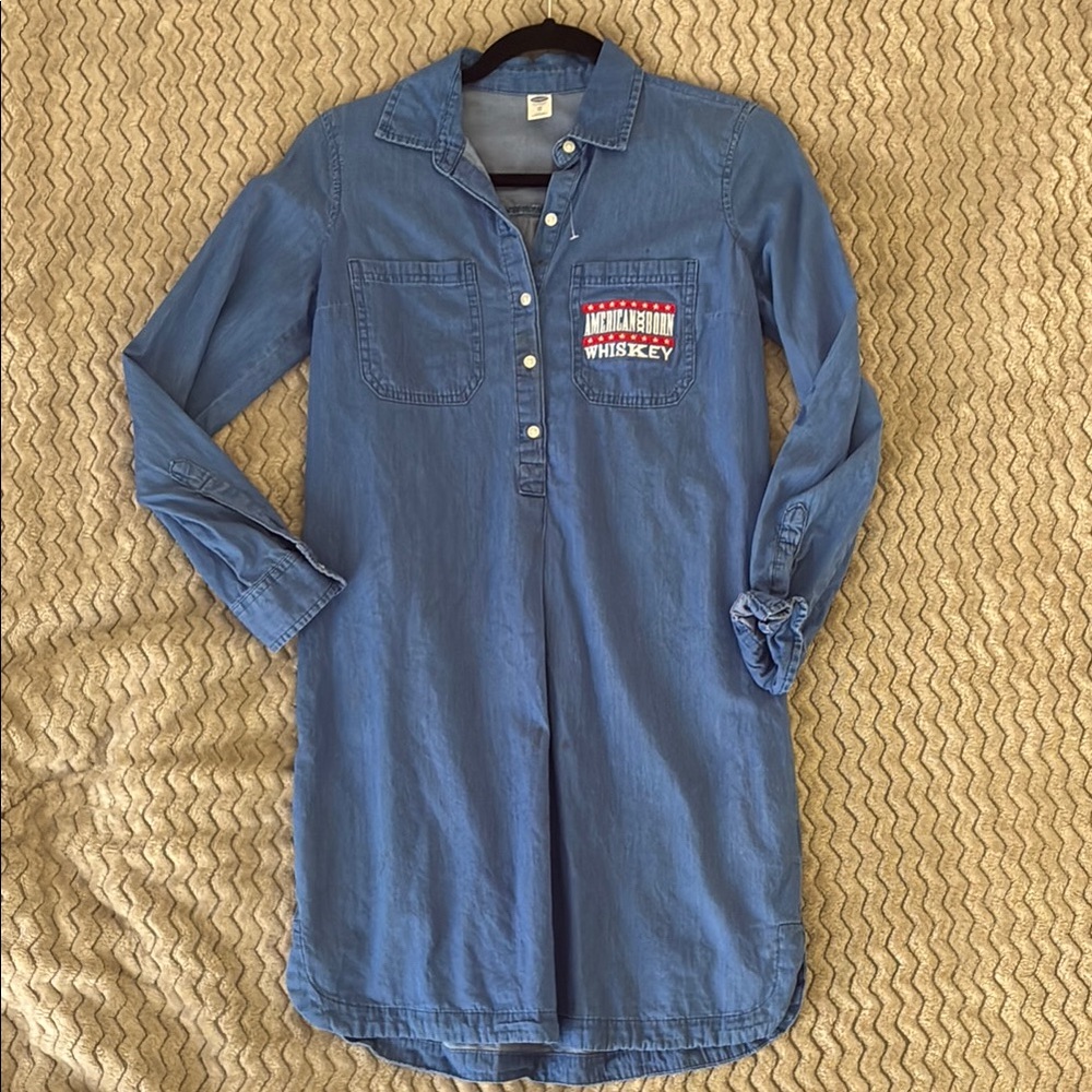 Old Navy Blue Denim Dress